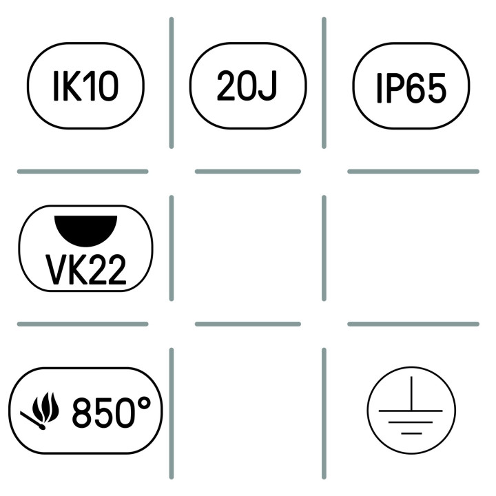 Duropark 4400Lm 4000K Ik10 Ip65 L1277Mm On Off Gr