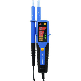Testeur Vat. Ddt.Tension Ac/Dc,Ip2X. Afficheur Led. Continuité/Ordre De Phase.
