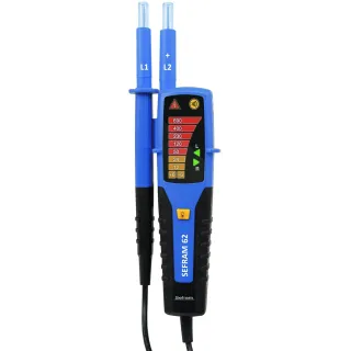 Testeur Vat. Ddt.Tension Ac/Dc,Ip2X. Afficheur Led. Continuité/Ordre De Phase.