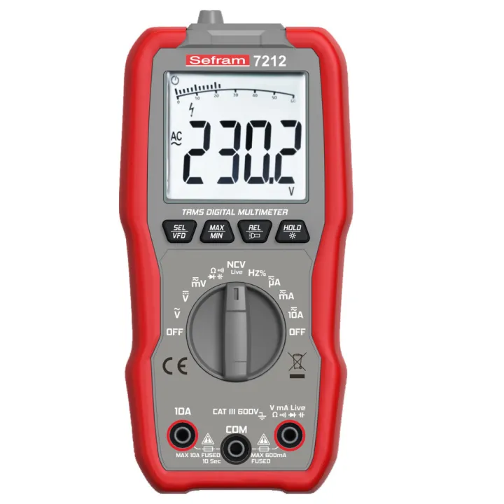 Multimètre Numérique Compact Avec Des Caractéristiques Avancées, Trms Ac