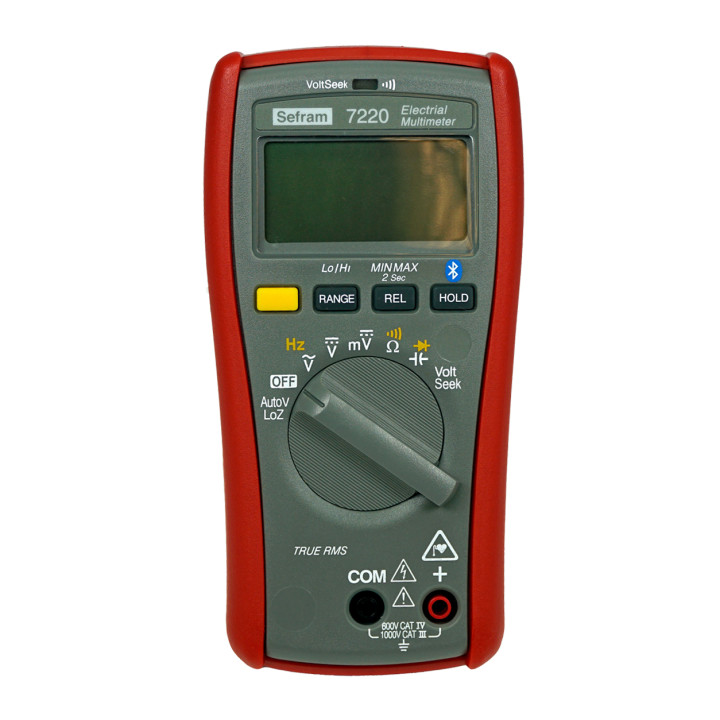 Multimètre 6000 Pts Bluetooth. Trms Ac. Capacimètre, Résistance ,Courant Dc.