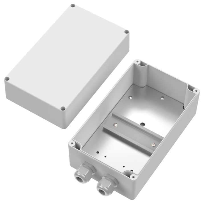 Boitier IP65 pour alimentation rail DIN