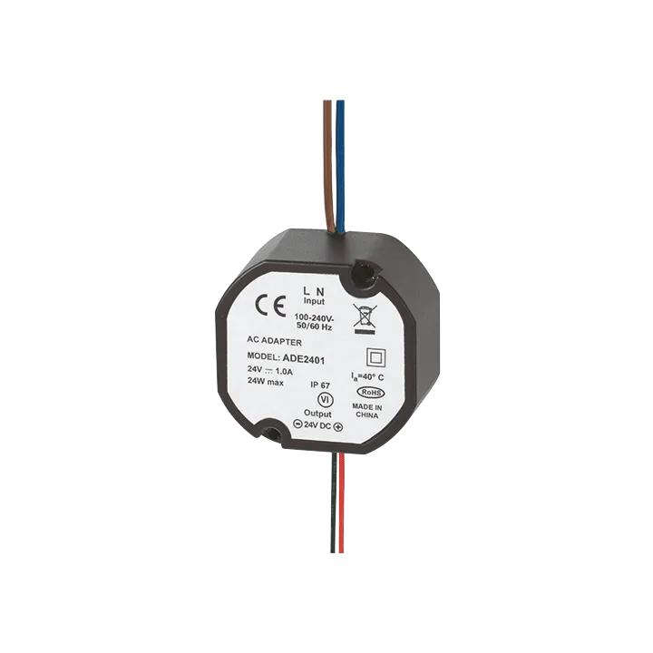 Alimentation Ronde 24Vdc 1A - Insertion Dans Boîte De Dérivation