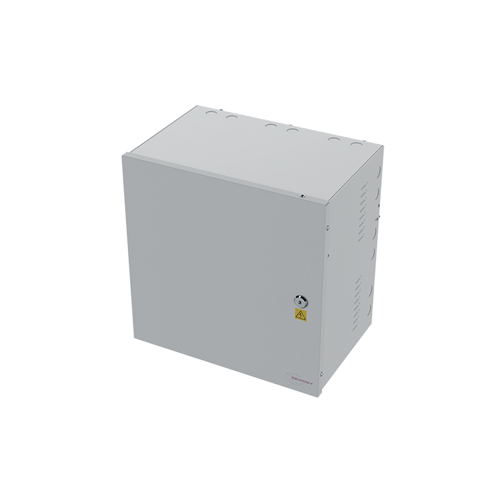 Coffret Modulaire Blanc 355X355X237Mm Avec Rail Din + Grille Perforée