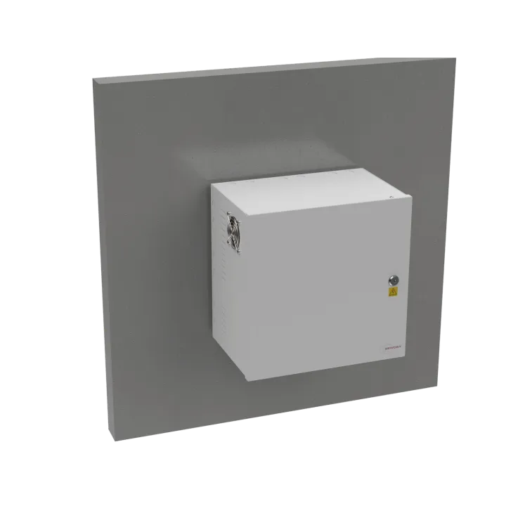 Coffret Modulaire Blanc 355X355X237Mm Avec Rail Din + Grille Perforée