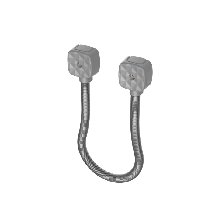 Passage De Câble En Applique Diamètre 10 Mm + Ressort Inox 40 Cm