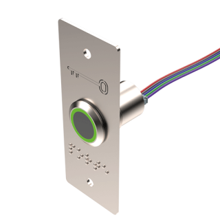 Capteur Infrarouge Lumineux Blanc/Vert, 12/24V Dc+Plaque Étroite