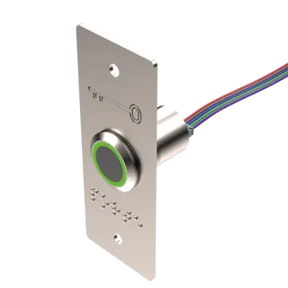 Capteur Infrarouge Lumineux Blanc/Vert, 12/24V Dc+Plaque Étroite