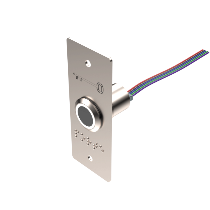 Capteur Infrarouge Lumineux Blanc/Vert, 12/24V Dc+Plaque Étroite