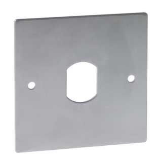 Plaque INOX avec empreinte pour tête de lecture