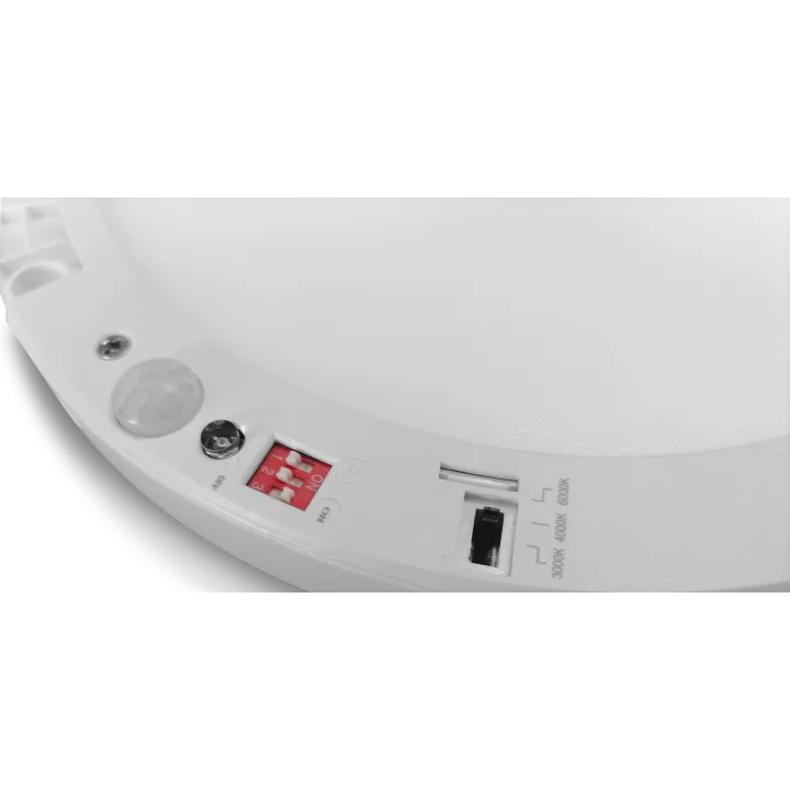 Plafonnier Downlight Fullsmart 18W, Cct, Encastrement Adaptable, Sensor Pir