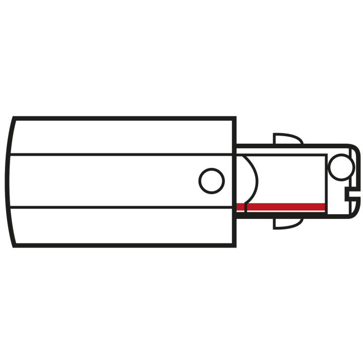 Alimentation Dali 3 Phases Pour Rail De Tracklights - Couleur Blanc