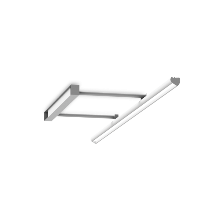 Luminaire Tableau Study Déporté 42W 150Cm 4000K Asymétrique Blanc