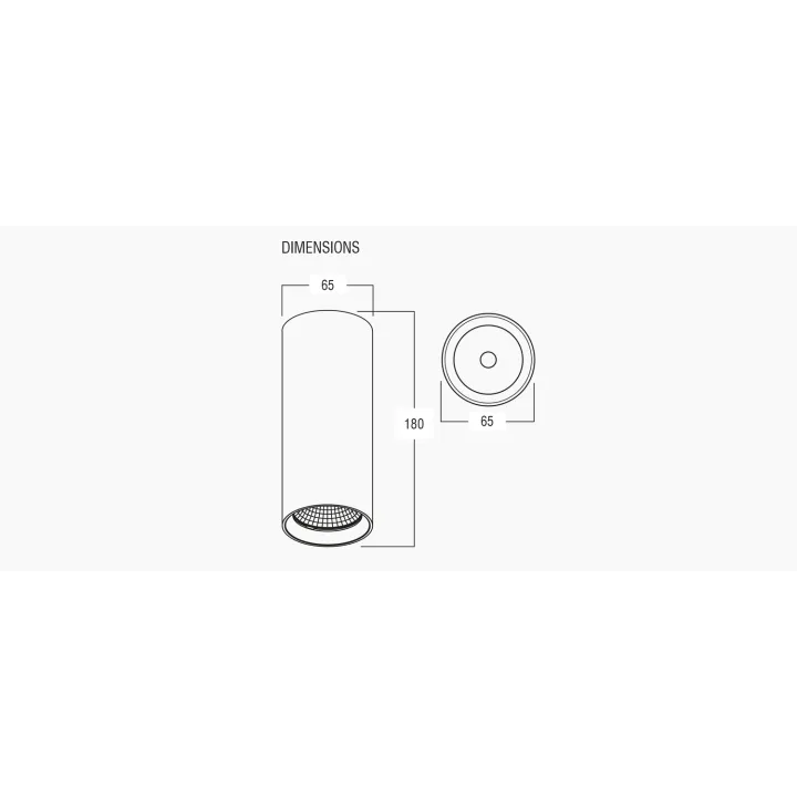 Plafonnier Downlight Leo 10/12/15W, Cct Changing, 60°, Finition Noir