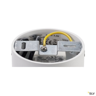 TRILEDO, plafonnier intérieur, simple, rond, blanc, LED, 8,1W, 3000K