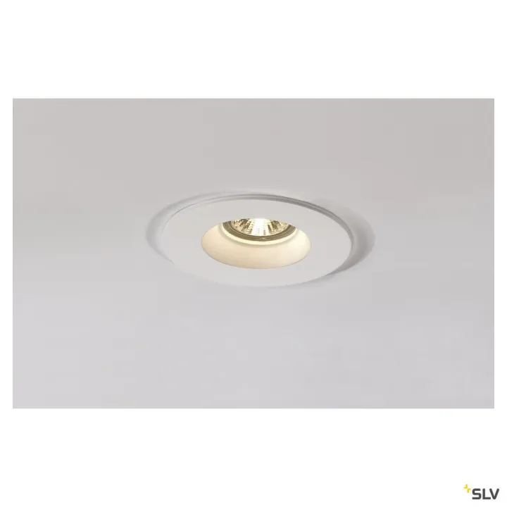 Plastra, Encastré, Gu10, Rond, Plâtre, 35W Max.
