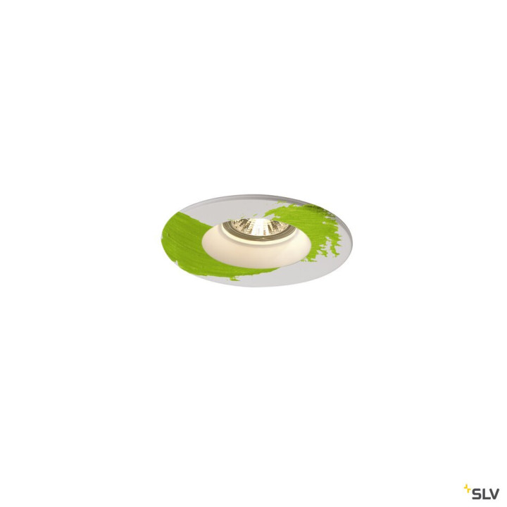 PLASTRA, encastré, GU10, rond, plâtre, 35W max.