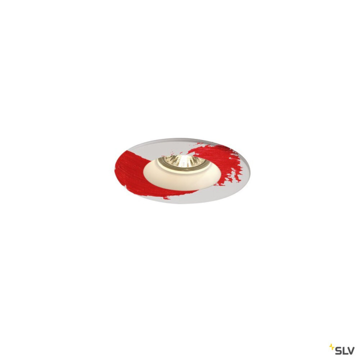 PLASTRA, encastré, GU10, rond, plâtre, 35W max.