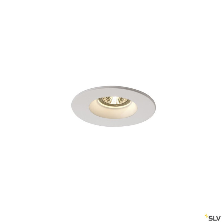 PLASTRA, encastré, GU10, rond, plâtre, 35W max.