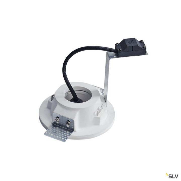 PLASTRA, encastré, GU10, rond, plâtre, 35W max.