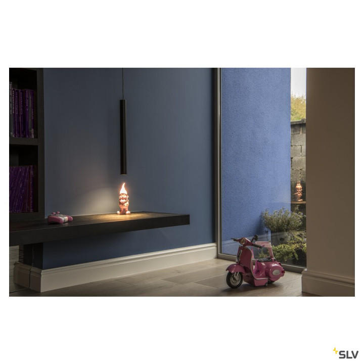 HELIA 40, suspension intérieure, noir, LED, 9W, 3000K
