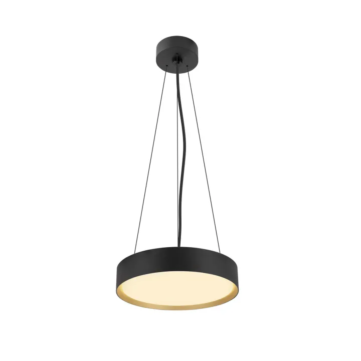 Decona 30, Plafonnier, Intérieur, Rond, 2700/3000K, 18W, Phase, Noir/