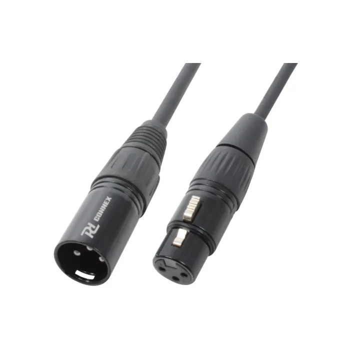 Cordon Audio Xlr Mâle / Xlr Femelle, 1,5 M, Noir - Cx35-1