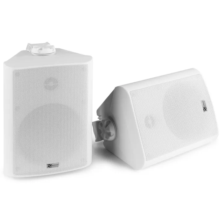 Enceinte, 100 V / 8 Ω, 120 W, 5,25", Int / Ext, Ipx5 Paire, Blanches - Bc50V
