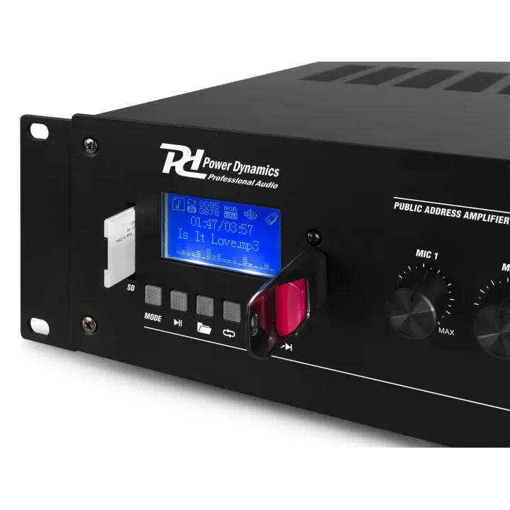 Amplificateur 120 W, 100 V, 8 Ω, Mixeur, 6 Canaux, Multimédia / Bt - Prm120