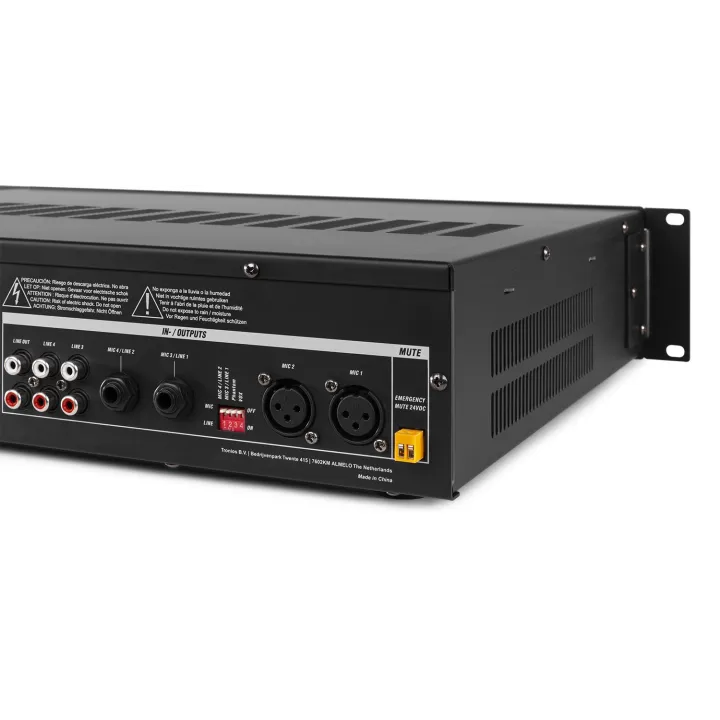 Amplificateur 120 W, 100 V, 8 Ω, Mixeur, 6 Canaux, Multimédia / Bt - Prm120