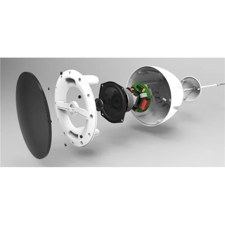 Enceinte Suspendue, 100 V / 8 Ω, 30 W, 5,25", 2 Voies, Blanche - Pds40W