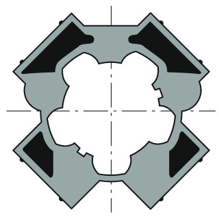 Roue D50 Tube Octo 60 / Simbac X1