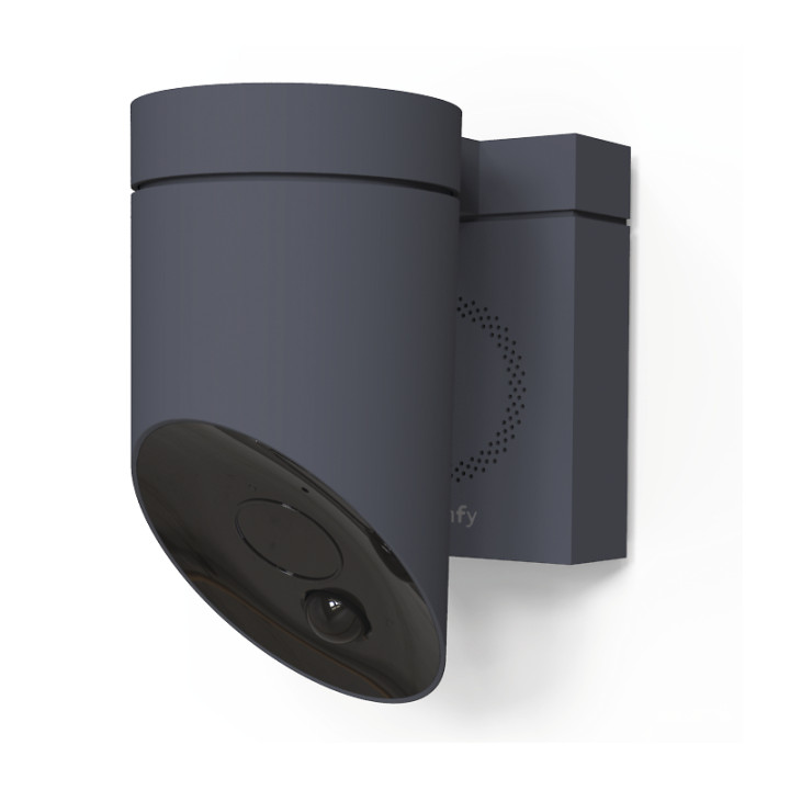 Somfy Outdoor Caméra Grise Avec Sirène Intégrée