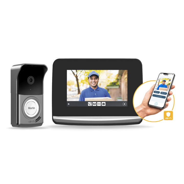 Portier Vidéo Connecté V®500 Pro Io Connect + Alimentation Par Bloc Secteur