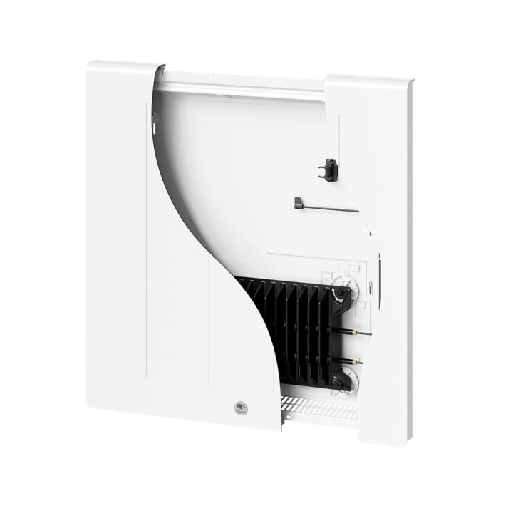 Radiateur chaleur douce connecté Kenya 4 plinthe 1500W Blanc