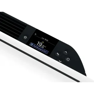 Radiateur Equateur 5 Horizontal 1000W Blanc Mat