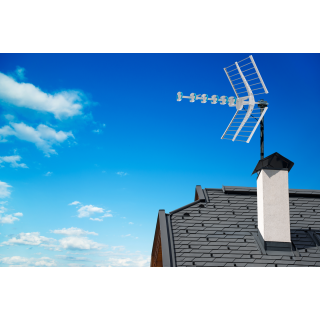 Antenne 9 directeurs UHF avec filtre 5G VEKTOR