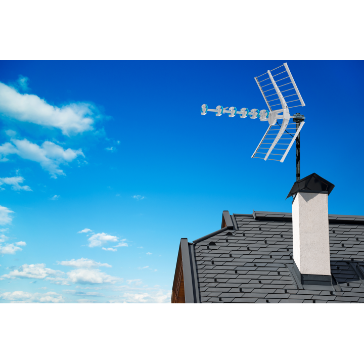 Antenne 9 Directeurs Uhf Avec Filtre 5G Vektor