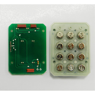 Clavier 12 Touches Platine À Défilement Avec Interface Et Joint D'Étanchéité