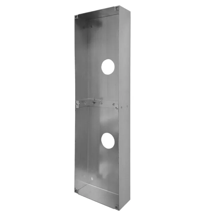 Boîtier D'Encastrement Acier Zingué 4 Modules Pour Platine Nexa Inox