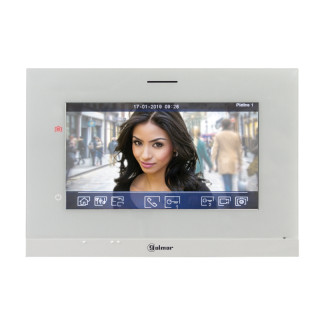 Moniteur vidéo couleur ART7 LITE mains libres 7'' en ABS blanc (G2P)