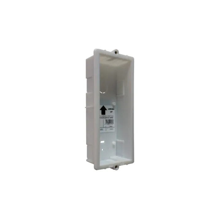 Boîtier D'Encastrement Pvc 2 Modules Pour Platine Nexa Aluminium