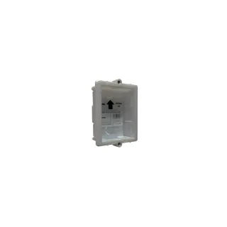Boîtier D'Encastrement Pvc 1 Module Pour Platine Nexa Aluminium