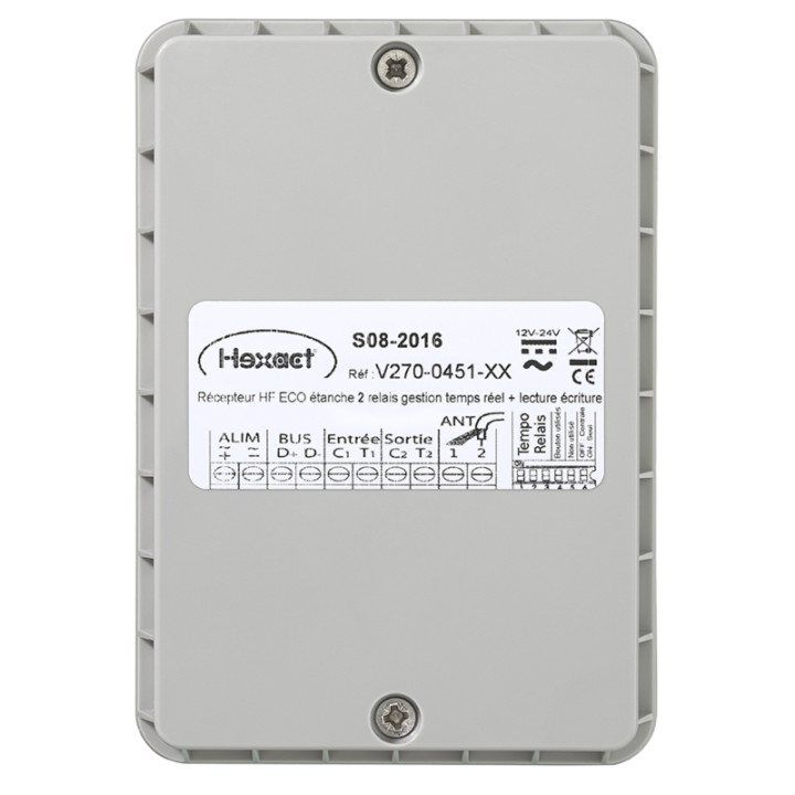 Récepteur Radio 868 Mhz 2 Relais Intégrés Cent. Hexact T Hexa C22, C24 Et C34/A