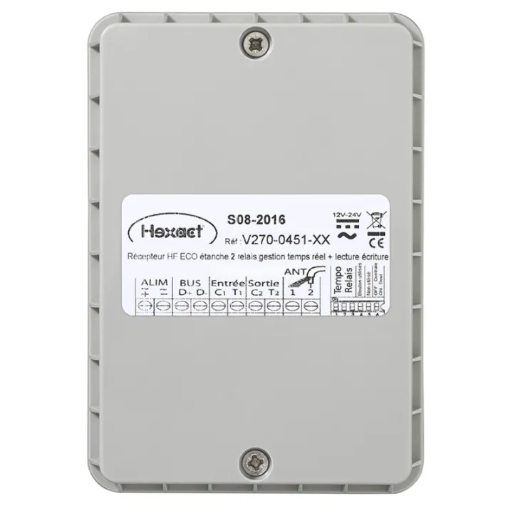 Récepteur Radio 868 Mhz 2 Relais Intégrés Cent. Hexact T Hexa C22, C24 Et C34/A