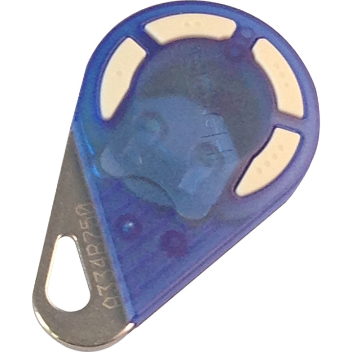 Télécommande Radio Hf 868 Mhz 4 Canaux + Badge Proximité 13.56 Mhz Hexact Bleue