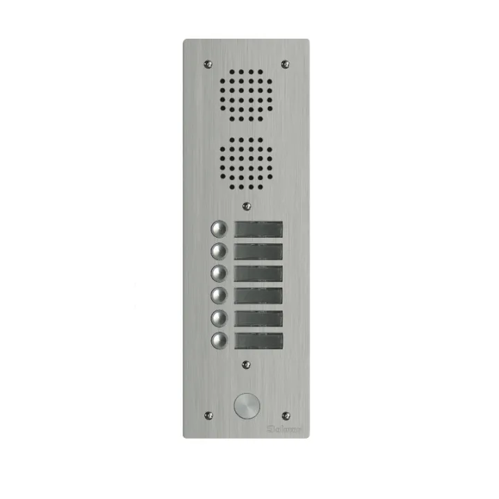 Platine Monobloc Hr Alu Audio Analogique (1+N) 1 Rangée 6 Boutons
