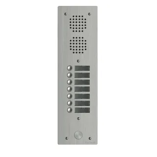 Platine Monobloc Hr Alu Audio Analogique (1+N) 1 Rangée 8 Boutons