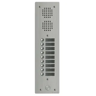 Platine Monobloc Hr Alu Audio Analogique (1+N) 1 Rangée 10 Boutons