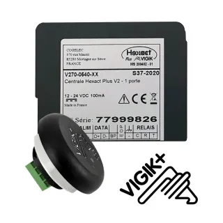 Centrale De Contrôle D'Accès Hexact Vigik+®/Résidents 1 Porte Gérée Hexactweb